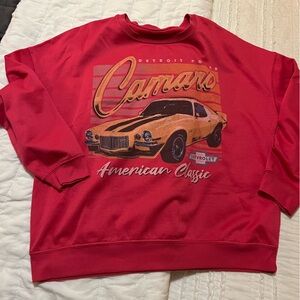 Red Camaro Graphic Sweatshirt